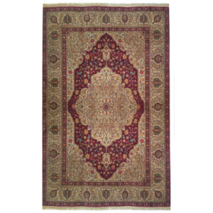 Karastan Traditional Red Gold Green Wool Rug 6694