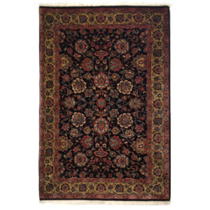 Samad Traditional  Black Gold Red Wool Rug 6806